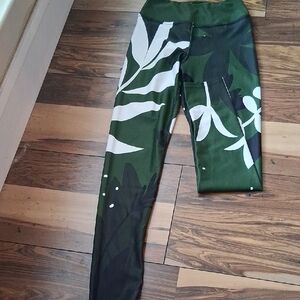 Kids Jungle Leaf Pattern Leggings